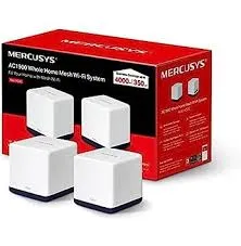 Foto do Produto MERCUSYS ROUTER WIFI HALO H50G (2-PACK) AC1900 MESH