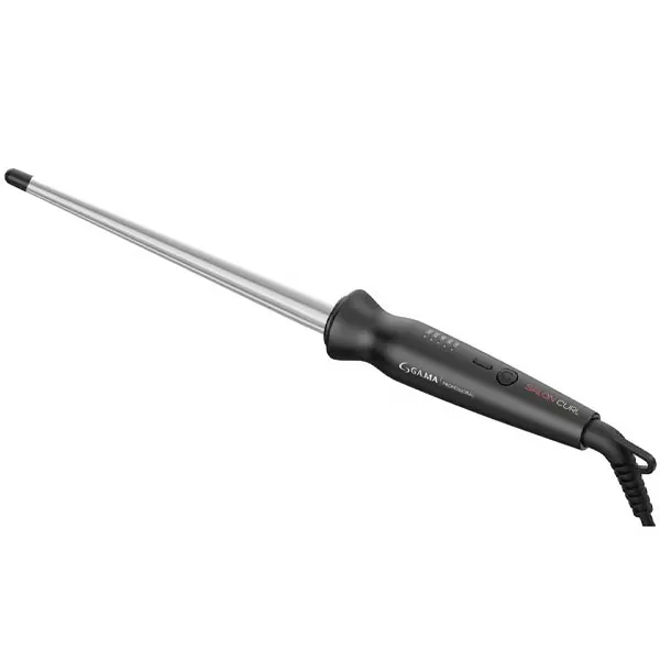 Foto do Produto Modelador de Cabelo GAMA Salon Curl Conic 220 °C Bivolt - Preto/Prata