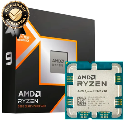 Foto do Produto PROCESSADOR AMD RYZEN 9 9900X3D SOCKET AM5 / 4.4GHZ / 140MB
