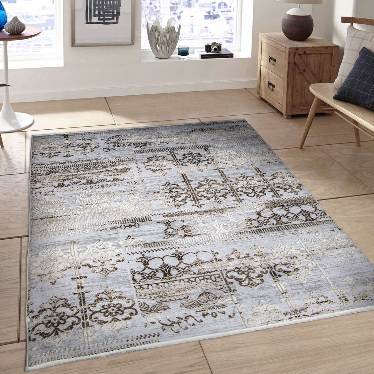 Foto do Produto TAPETE BOREGO 2100 D.BROWN 150X230