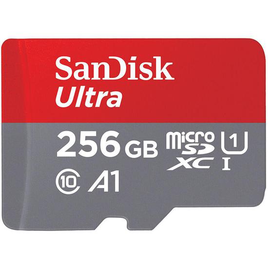 Foto do Produto Cartão de Memória Sandisk Ultra Micro SDXC 256GB Classe 10 A1 150MB/s