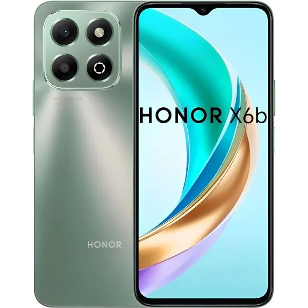 Foto do Produto HONOR CEL X6B ALT-NX3 5G 6.56" DS 4/256GB FOREST GREEN