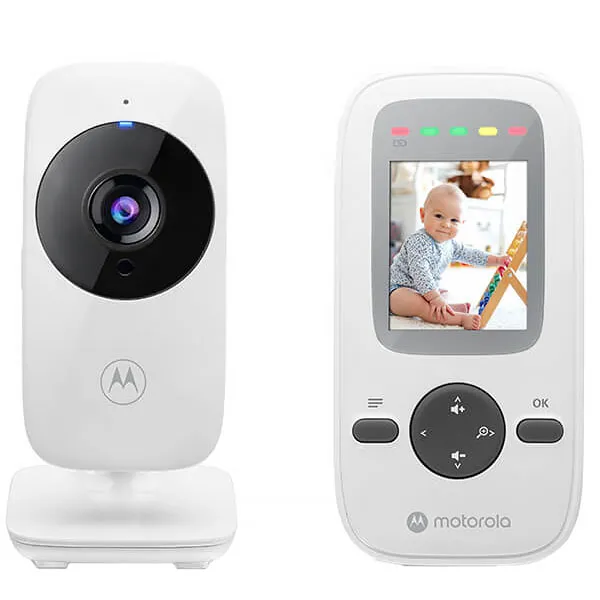 Foto do Produto Babá Eletrônica Motorola VM481 de 2" com Visão Noturna - Branca