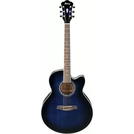 Foto do Produto VIOLAO IBANEZ ELE.AEL-10E MBS JUMBO.AFINAD