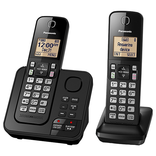 Foto do Produto Aparelho de Telefone Panasonic KX-TGC362 2 Bases / Bina / Sem Fio