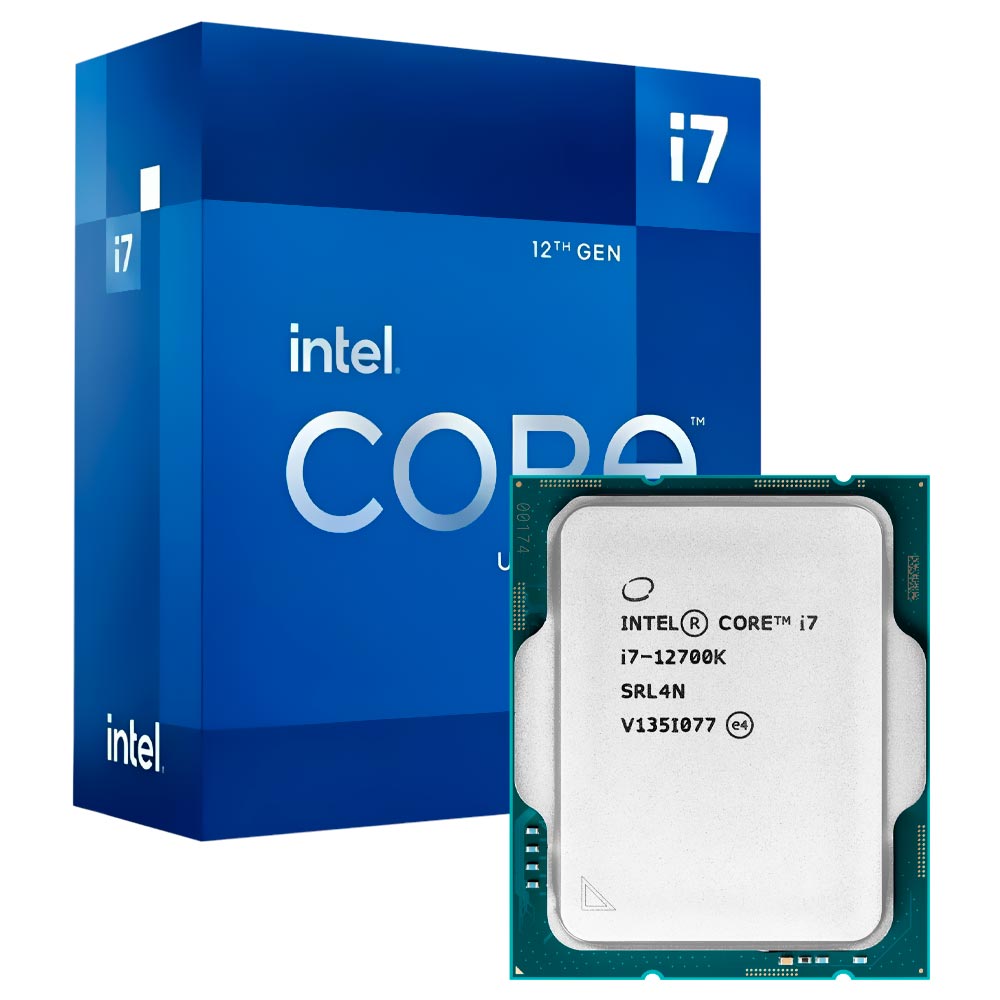 Foto do Produto Processador Intel Core i7 12700K Socket LGA 1700 / 3.6GHz / 25MB