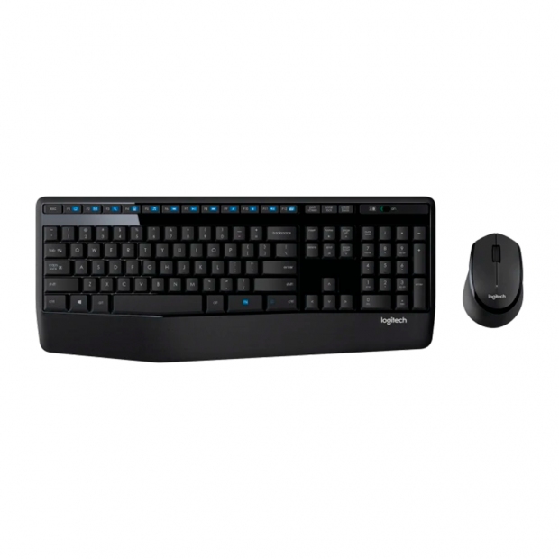 Foto do Produto TEC/MOUSE LOGITECH MK345 ESPANHOL PRETO WIRELESS