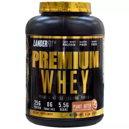 Foto do Produto Whey LanderFit Premium Peanut Butter 2.27KG