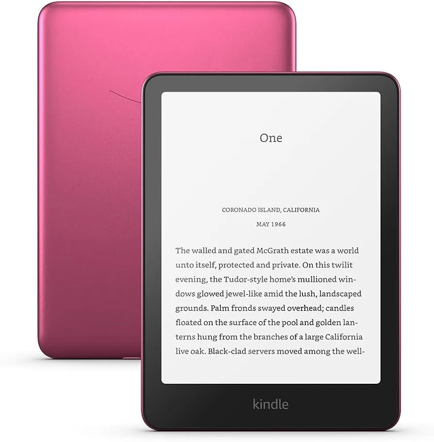 Foto do Produto AMAZON EBOOK KINDLE PAPERWHITE 7" 32GB SIGNATURE METTALLIC RASPBERRY