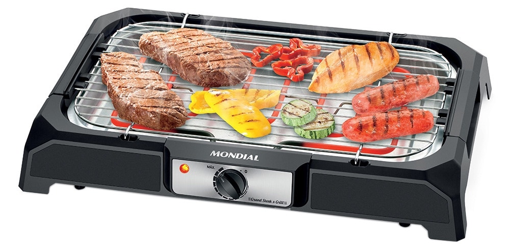 Foto do Produto Churrasqueira Elétrica Mondial Grand Steak & Grill CH-05 110v