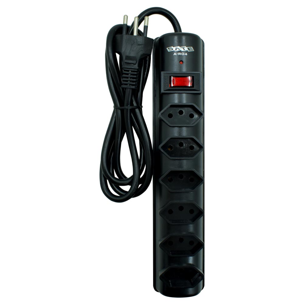 Foto do Produto Filtro de Linha Satellite A-R04 6 Tomadas