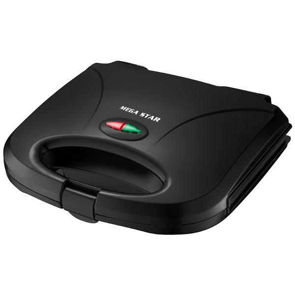 Foto do Produto Sanduicheira Megastar TX8829A / 800W / 110V ~ 60HZ - Preto
