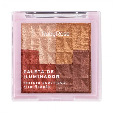 Foto do Produto Paleta de Iluminadores Ruby Rose HB7234