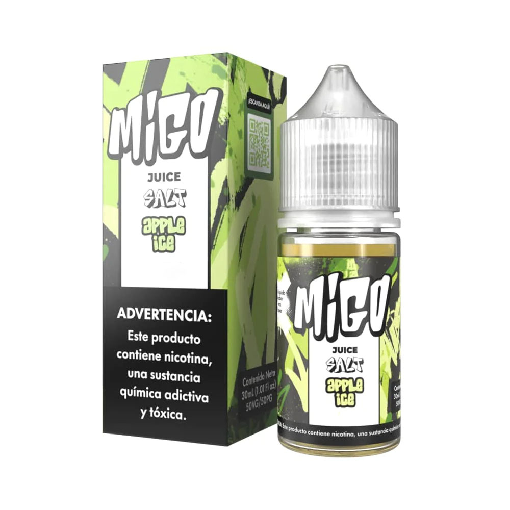 Foto do Produto ESENCIA MIGO NIC SALT APPLE ICE 50MG 30ML