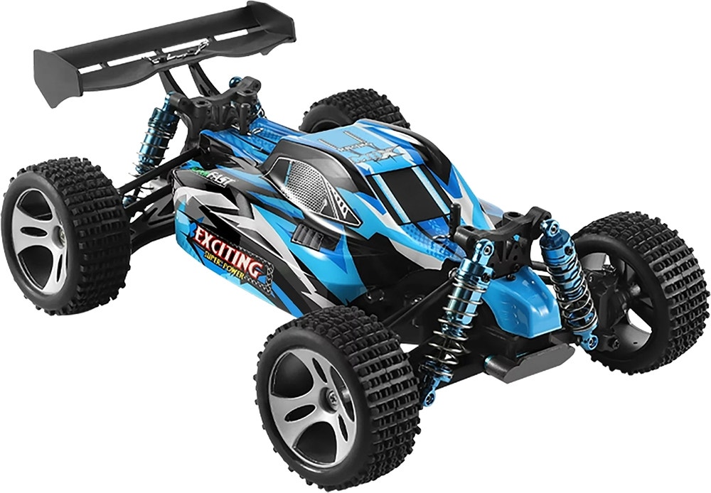 Foto do Produto Automodelo RC Car WLtoys Exciting 184011 - 1/18 RTR 4WD 2.4GHz Max 30km/h