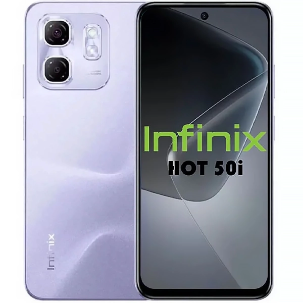 Foto do Produto Celular Infinix HOT 50i X6531 Dual SIM de 256GB/4GB RAM de 6.7" 48MP/8MP - Dreamy Purple (1 Ano de Garantia)