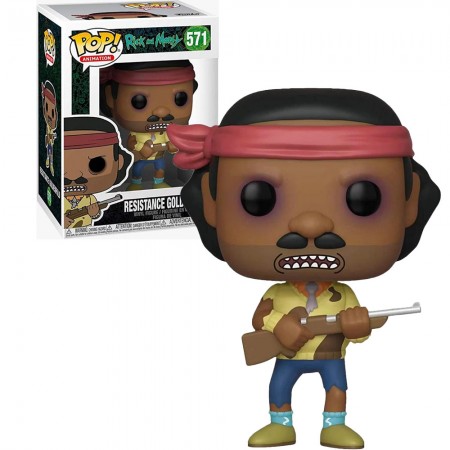 Foto do Produto FUNKO POP RICK MORTY S6 RESISTANCE GOLDENFOLD 571